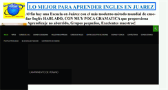 Desktop Screenshot of escueladeinglesencdjuarez.com