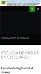 Mobile Screenshot of escueladeinglesencdjuarez.com